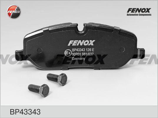 Fenox BP43343 - Bremžu uzliku kompl., Disku bremzes ps1.lv