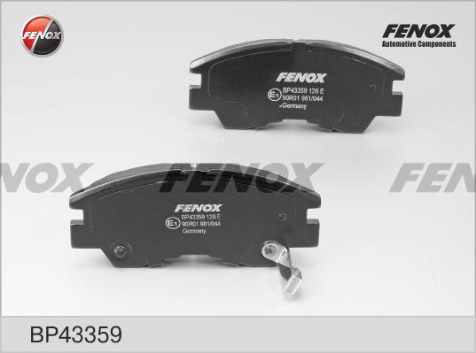 Fenox BP43359 - Bremžu uzliku kompl., Disku bremzes ps1.lv