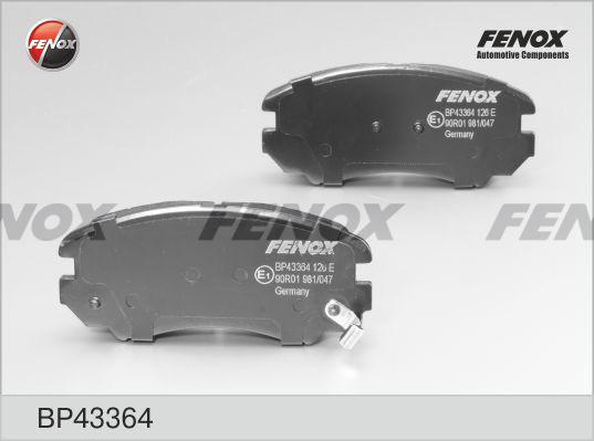 Fenox BP43364 - Bremžu uzliku kompl., Disku bremzes ps1.lv