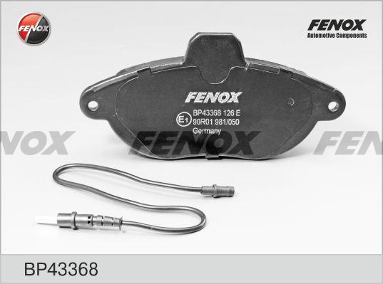 Fenox BP43368 - Bremžu uzliku kompl., Disku bremzes ps1.lv