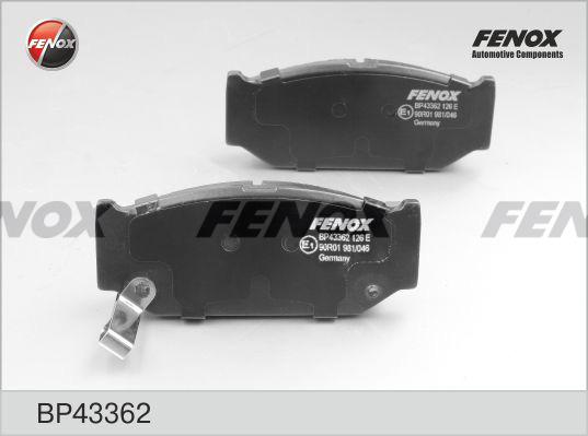 Fenox BP43362 - Bremžu uzliku kompl., Disku bremzes ps1.lv