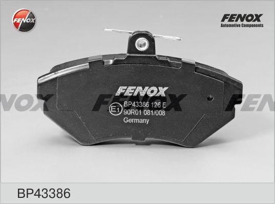 Fenox BP43386 - Bremžu uzliku kompl., Disku bremzes ps1.lv