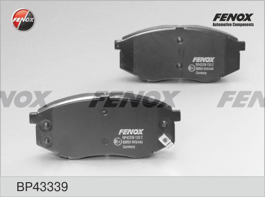 Fenox BP43339 - Bremžu uzliku kompl., Disku bremzes ps1.lv