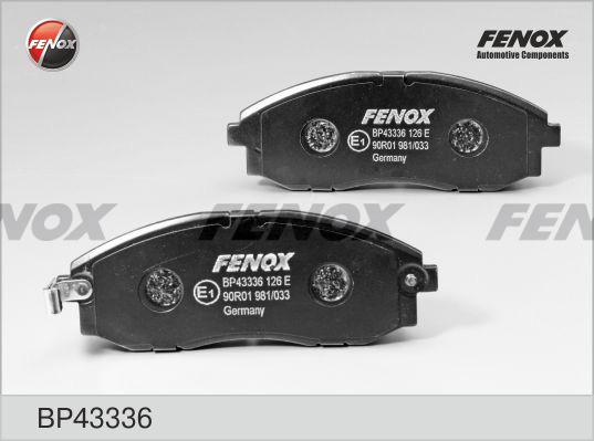 Fenox BP43336 - Bremžu uzliku kompl., Disku bremzes ps1.lv