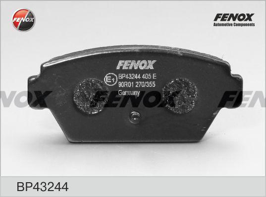 Fenox BP43244 - Bremžu uzliku kompl., Disku bremzes ps1.lv