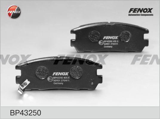 Fenox BP43250 - Bremžu uzliku kompl., Disku bremzes ps1.lv