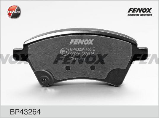 Fenox BP43264 - Bremžu uzliku kompl., Disku bremzes ps1.lv