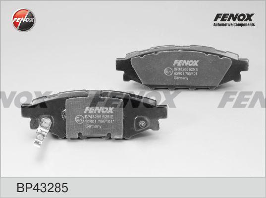 Fenox BP43285 - Bremžu uzliku kompl., Disku bremzes ps1.lv