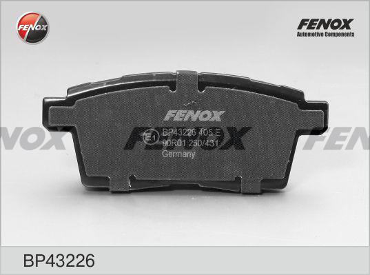 Fenox BP43226 - Bremžu uzliku kompl., Disku bremzes ps1.lv