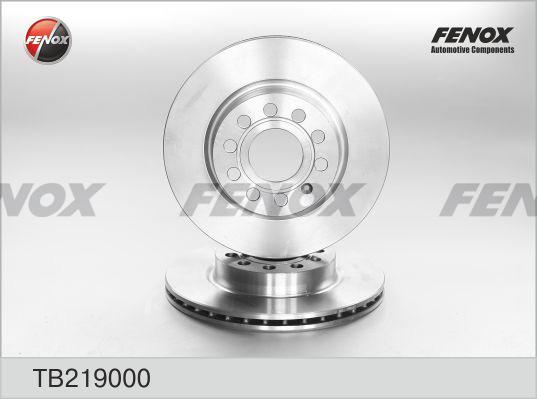 Fenox TB219000 - Bremžu diski ps1.lv