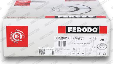 Ferodo DDF2280P-D - Bremžu diski ps1.lv