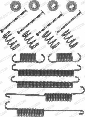 Ferodo FBA94 - Piederumu komplekts, Bremžu loki ps1.lv