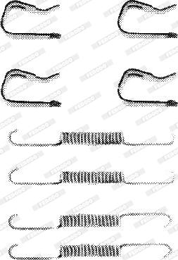 Ferodo FBA141 - Piederumu komplekts, Bremžu loki ps1.lv