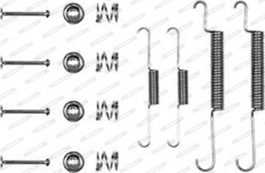 Ferodo FBA138 - Piederumu komplekts, Bremžu loki ps1.lv