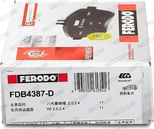 Ferodo FDB4387-D - Bremžu uzliku kompl., Disku bremzes ps1.lv