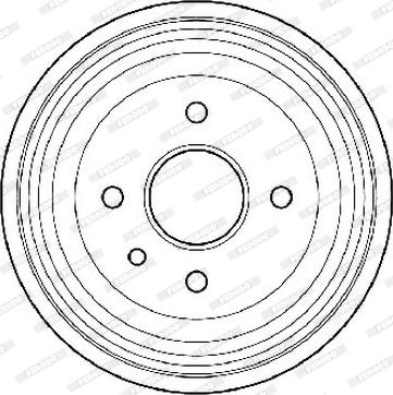 Ferodo FDR329201 - Bremžu trumulis ps1.lv