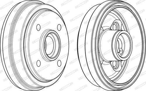 Ferodo FDR329283 - Bremžu trumulis ps1.lv