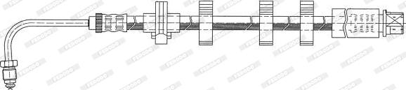Ferodo FHY2580 - Bremžu šļūtene ps1.lv