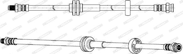 Ferodo FHY2686 - Bremžu šļūtene ps1.lv