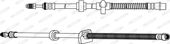Ferodo FHY2724 - Bremžu šļūtene ps1.lv