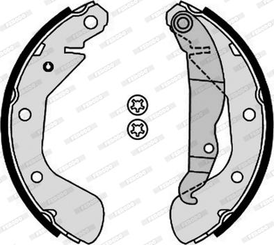 Ferodo FSB4185 - Bremžu loku komplekts ps1.lv
