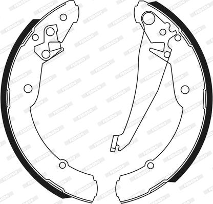 Ferodo FSB549 - Bremžu loku komplekts ps1.lv