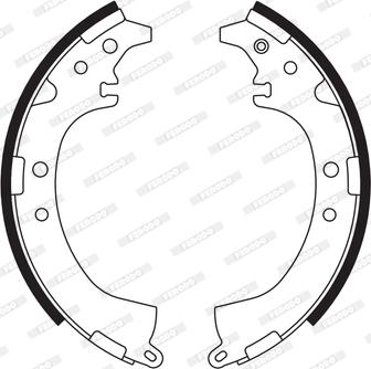 Ferodo FSB564 - Bremžu loku komplekts ps1.lv