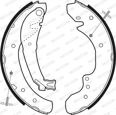 Ferodo FSB534 - Bremžu loku komplekts ps1.lv