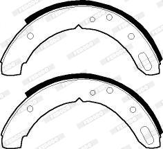 Ferodo FSB348R - Bremžu loku kompl., Stāvbremze ps1.lv