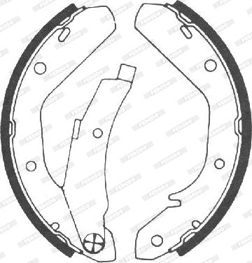 Ferodo FSB38 - Bremžu loku komplekts ps1.lv