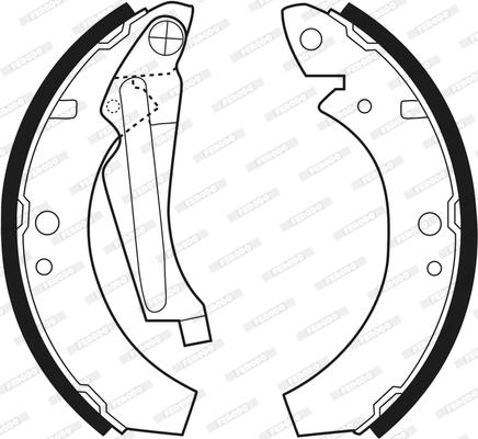 Ferodo FSB37 - Bremžu loku komplekts ps1.lv