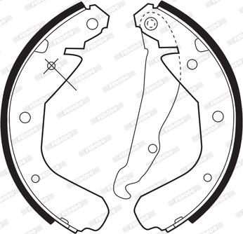 Ferodo FSB216 - Bremžu loku komplekts ps1.lv