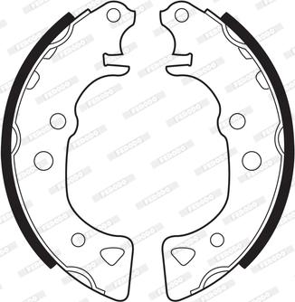 Ferodo FSB232 - Bremžu loku komplekts ps1.lv