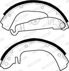 Ferodo FSB2 - Bremžu loku komplekts ps1.lv