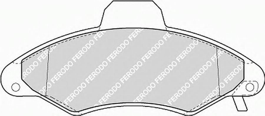 Ferodo FSL1276 - Bremžu uzliku kompl., Disku bremzes ps1.lv