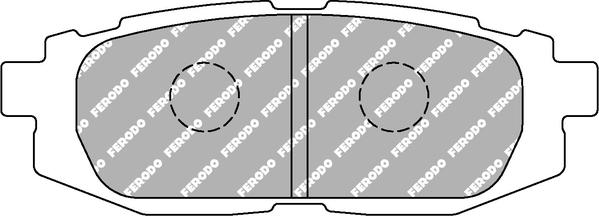 Ferodo Racing FCP4187H - Bremžu uzliku kompl., Disku bremzes ps1.lv