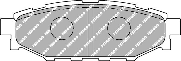 Ferodo Racing FCP1947H - Bremžu uzliku kompl., Disku bremzes ps1.lv