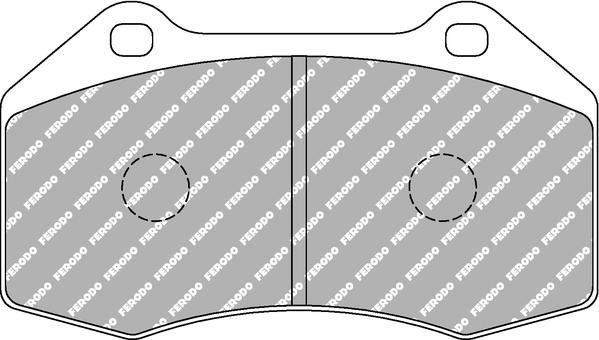 Ferodo Racing FCP1667H - Bremžu uzliku kompl., Disku bremzes ps1.lv