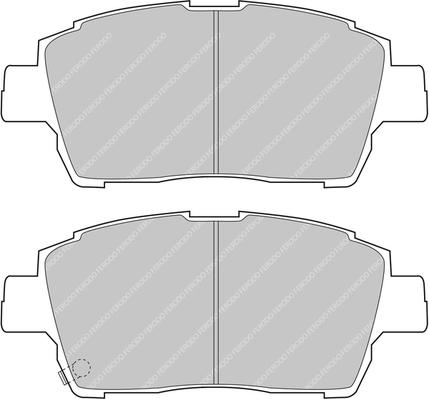 Ferodo Racing FCP1392H - Bremžu uzliku kompl., Disku bremzes ps1.lv