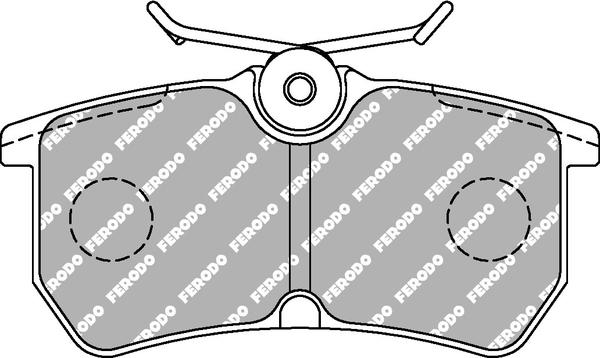 Ferodo Racing FCP1319H - Bremžu uzliku kompl., Disku bremzes ps1.lv