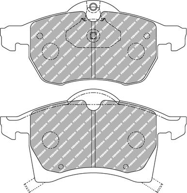 Ferodo Racing FCP1295H - Bremžu uzliku kompl., Disku bremzes ps1.lv