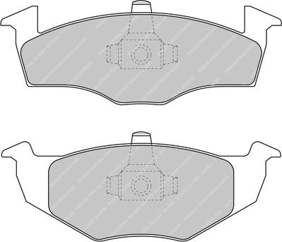 Ferodo Racing FCP1288H - Bremžu uzliku kompl., Disku bremzes ps1.lv