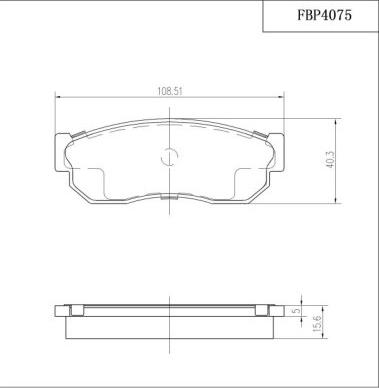 FI.BA FBP4075 - Bremžu uzliku kompl., Disku bremzes ps1.lv