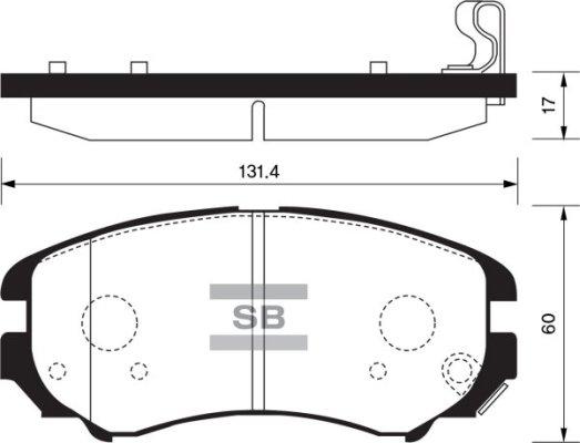 SAFETY TD924 - Bremžu uzliku kompl., Disku bremzes ps1.lv