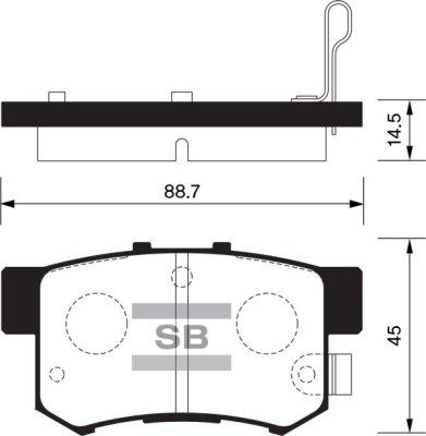 4U Autoparts 22335HN - Bremžu uzliku kompl., Disku bremzes ps1.lv