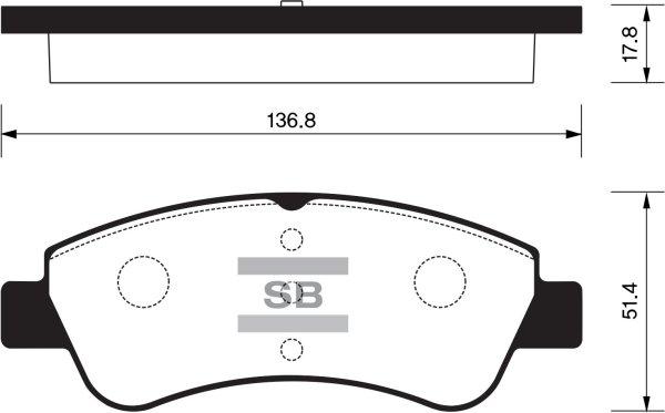 TRUPART DP11399RS - Bremžu uzliku kompl., Disku bremzes ps1.lv