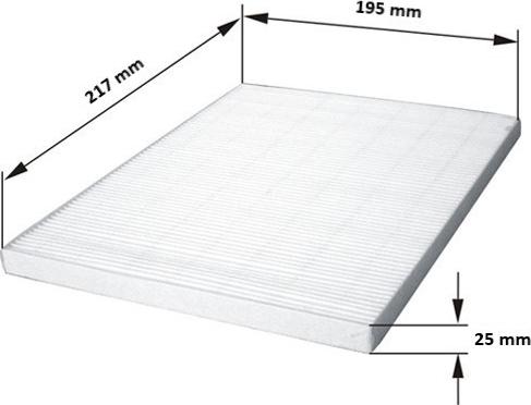 FIL Filter HC 7396 - Filtrs, Salona telpas gaiss ps1.lv