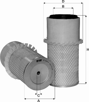 FIL Filter HP 4526 K - Gaisa filtrs ps1.lv