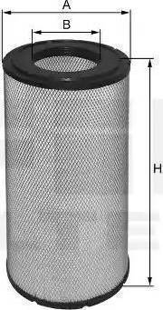 FIL Filter HP 2533 R - Gaisa filtrs ps1.lv