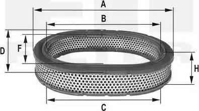 FIL Filter HPU 4365 - Gaisa filtrs ps1.lv